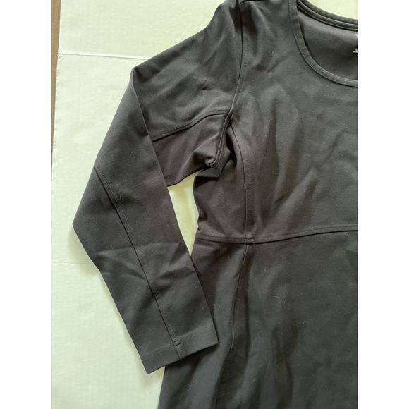 Duluth Trading Company Long Sleeve Ponte Knit Wearwithall Dress XL Black - Picture 3 of 8